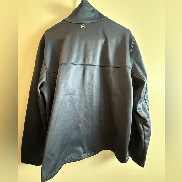 Swiss Tech Men's Full Zip Fleece Lined Medium Weight Jacket Sz M 22" PTP Blue - Picture 6 of 7